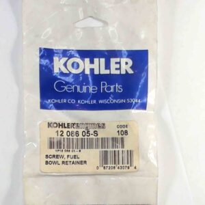 12 086 05-S Kohler OEM Fuel Bowl Retainer Screw