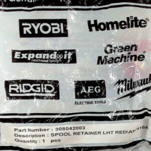 308042003 Homelite Spool Retainer LHT Red/A97910A