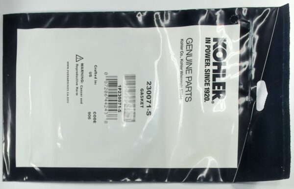 230071-S Kohler Gasket