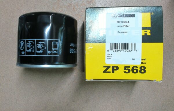 19404-32430 OF266 ZP 568 Atlantic Quality Parts Lube Filter Compatible with Kubota